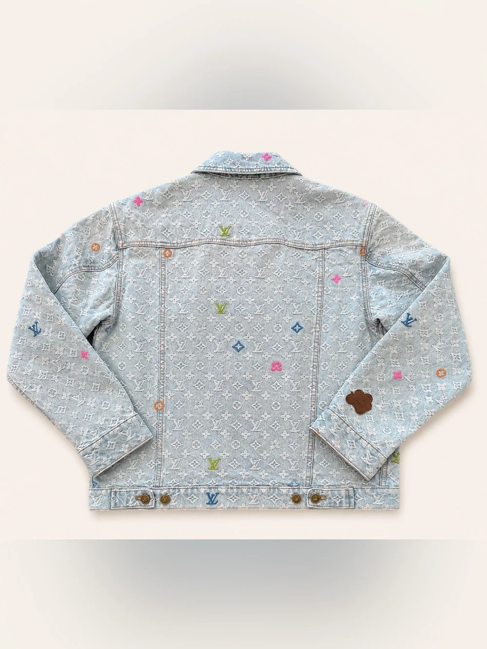 Louis Vuitton Tyler the Creator Light Blue Monogram Denim Jacket